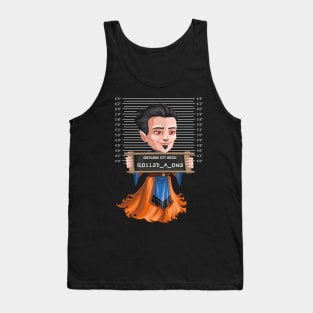 Greyhawk City Watch Mugshot - Male Wizard Tank Top